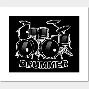 Drummer Posters and Art